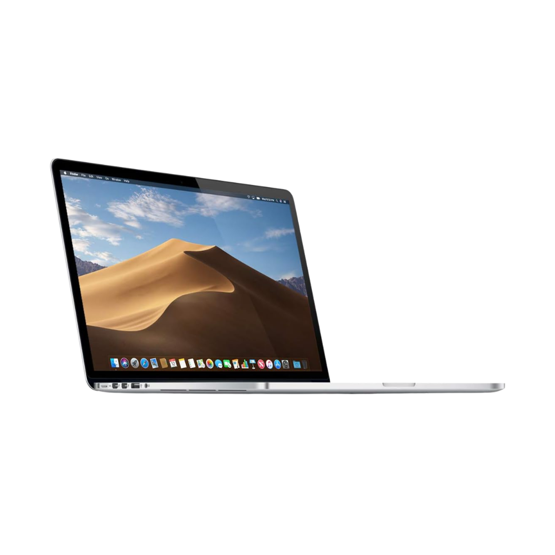 Apple Macbook Pro A1398 2.5 GHz Quad-Core Intel Core i7 16GB 2014 Silver