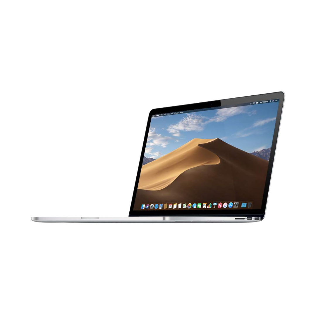 Apple Macbook Pro A1398 2.5 GHz Quad-Core Intel Core i7 16GB 2014 Silver