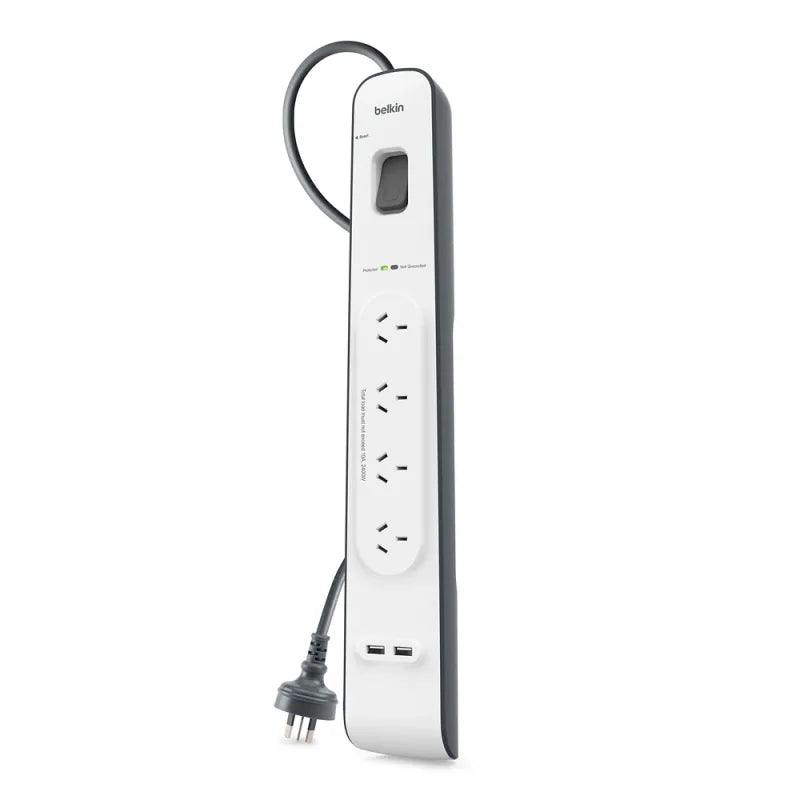 Belkin 2.4 Amp 4-Outlet with 2 USB Ports Surge Board