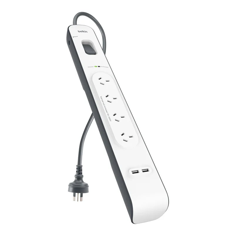 Belkin 2.4 Amp 4-Outlet with 2 USB Ports Surge Board