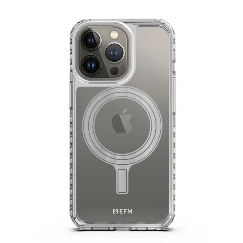 EFM Zurich Flux Case Armour Compatible with MagSafe For iPhone 13 Pro - Frost Clear