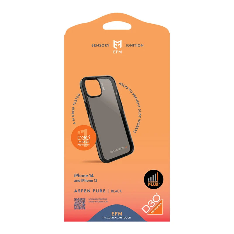 EFM Aspen Pure Case Armour with D3O Signal Plus For iPhone 13 /iPhone 14