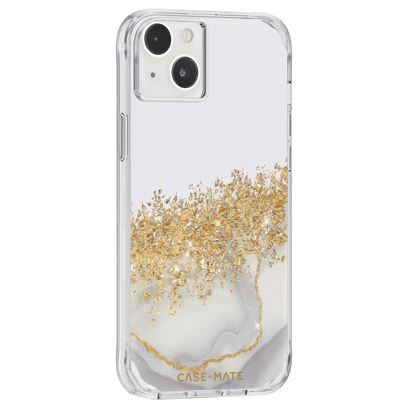 Case-Mate Karat Marble Case For iPhone 14 Plus (6.7") - White Marble
