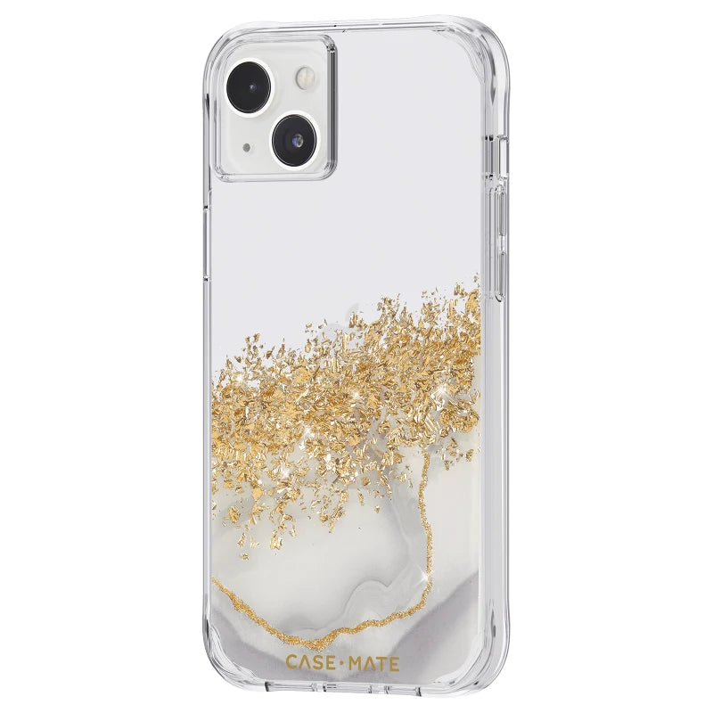 Case-Mate Karat Marble Case For iPhone 14 Plus (6.7") - White Marble