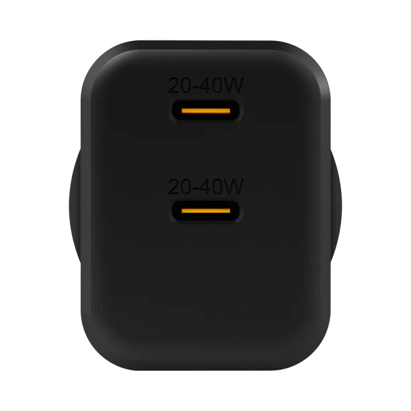 EFM ECO 40W Dual Port Wall Charger With GaN, Power Delivery and PPS