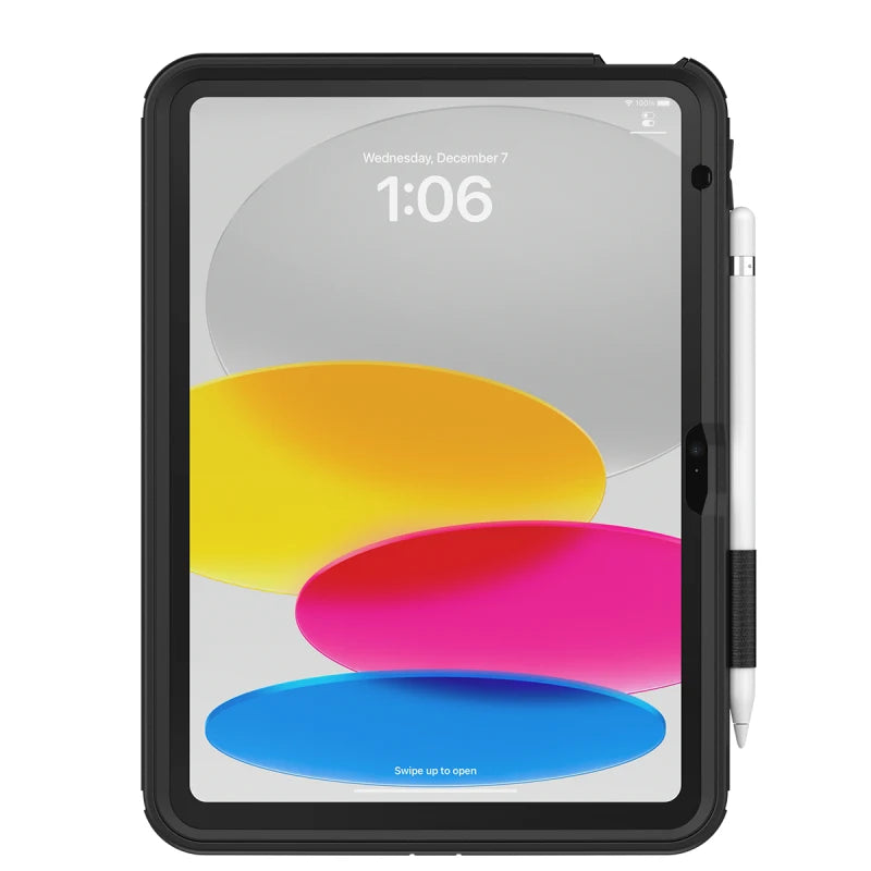 OtterBox Defender Case for Business with Handstrap and Kickstand For iPad 10.9 - Black (No Retail Packaging)