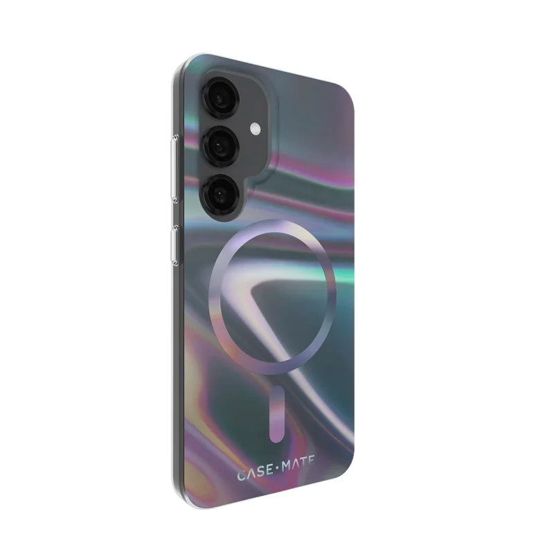 Case-Mate Soap Bubble Case For Samsung Galaxy S25 - Iridescent w/ Magnet - Iridescent
