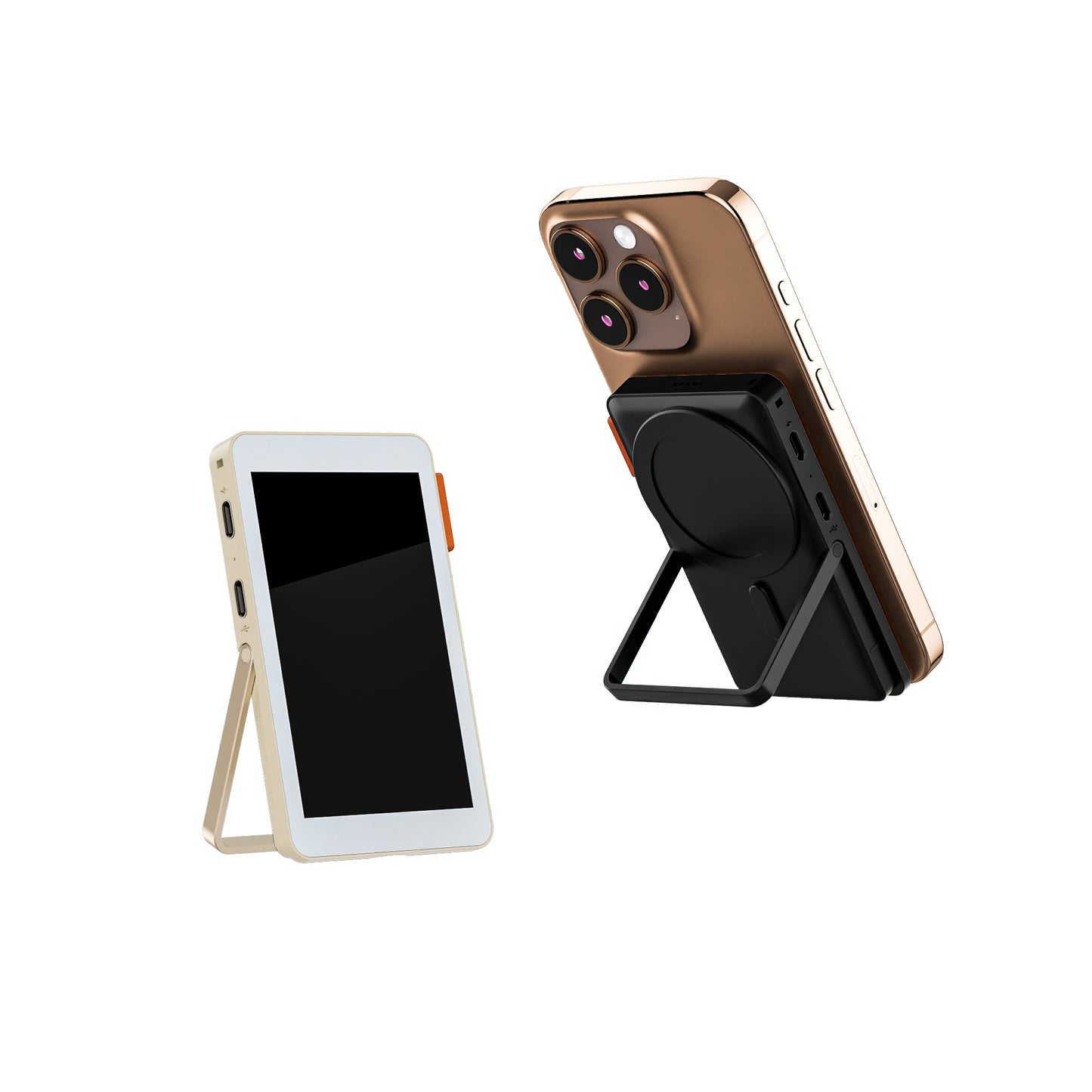 Phone Vlog Selfie Monitor Screen Clamp Mount Kit