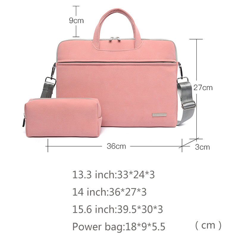 PU Leather Laptop Bag Briefcase for Women & Men