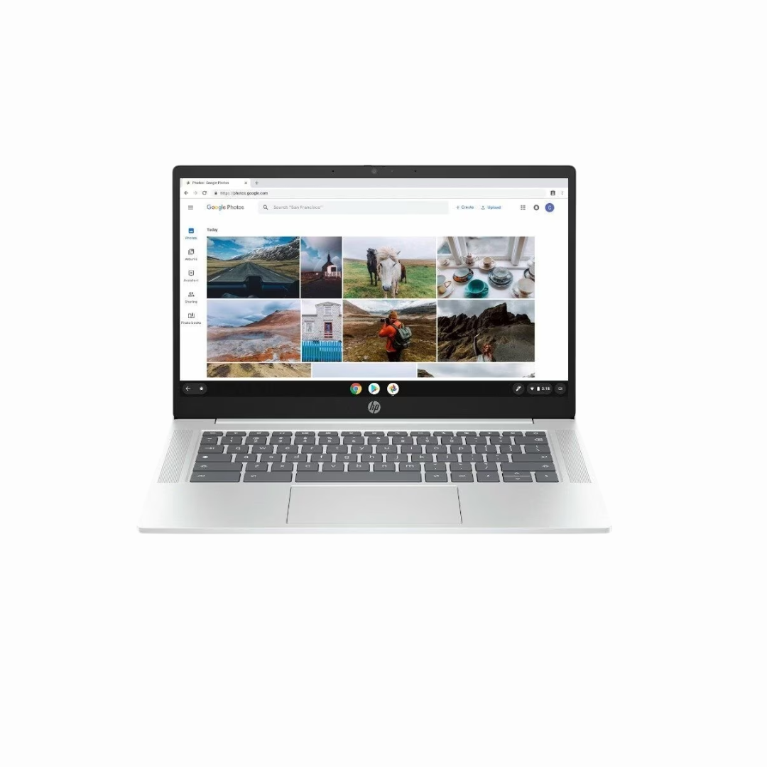 HP Chromebook 14A-Nf0007tu Google Chrome 4GB 64GB SSD Silver