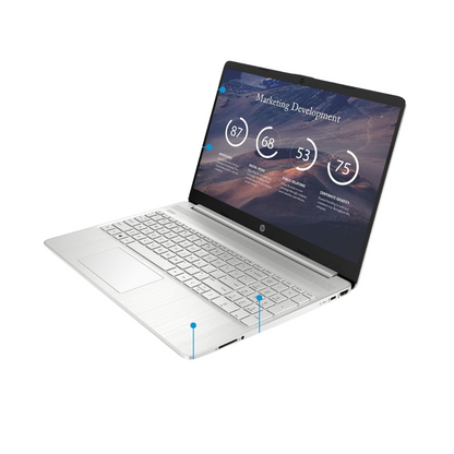 HP 15-Ef1071wm AMD 3050U 2.3 GHz 4GB 128GB Silver