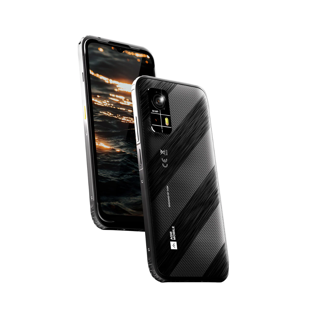 AGM H6 Lite 4G Rugged Smartphone 128GB IP69 6.52″ Screen Black