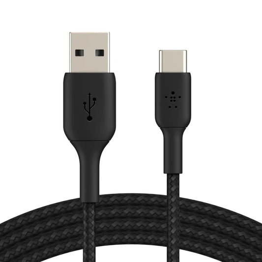 Belkin BoostCharge USB-A to USB-C Braided Cable, 2m Universally compatible