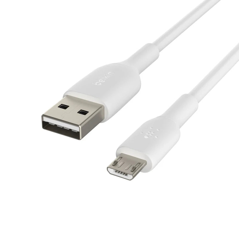 Belkin BoostCharge USB-A to Micro-USB Cable, 1m Universally compatible - White