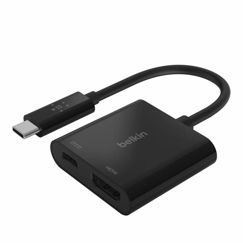 Belkin USB-C to HDMI and Charge Adapter Universally compatible - Black