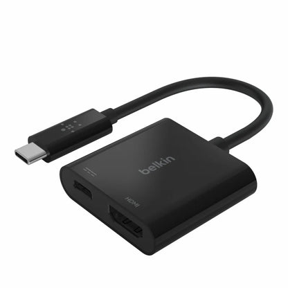 Belkin USB-C to HDMI and Charge Adapter Universally compatible - Black