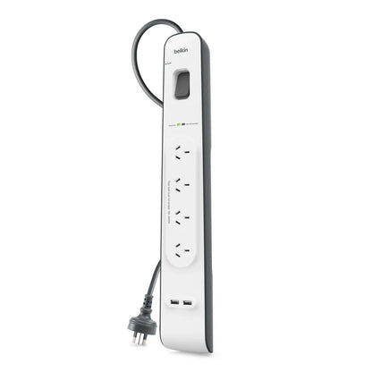 Belkin 2.4 Amp 4-Outlet with 2 USB Ports Surge Board