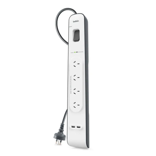Belkin 2.4 Amp 4-Outlet with 2 USB Ports Surge Board