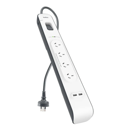 Belkin 2.4 Amp 4-Outlet with 2 USB Ports Surge Board