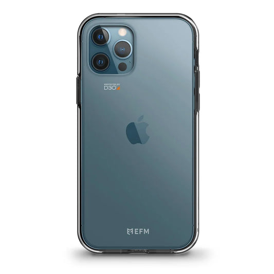 EFM Aspen Case Armour with D3O 5G Signal Plus For iPhone 12 Pro Max - Slate/Clear