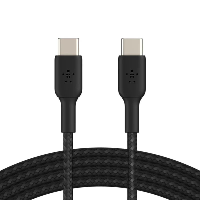 Belkin BoostCharge USB-C to USB-C Braided 1M Cable Universally compatible - Black