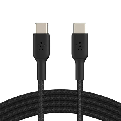 Belkin BoostCharge USB-C to USB-C Braided 1M Cable Universally compatible - Black