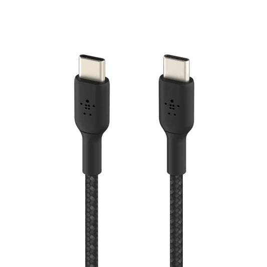 Belkin BoostCharge USB-C to USB-C Braided 1M Cable Universally compatible - Black