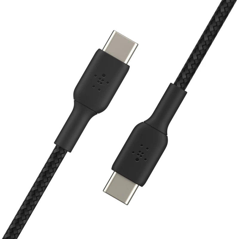 Belkin BoostCharge USB-C to USB-C Braided 1M Cable Universally compatible - Black