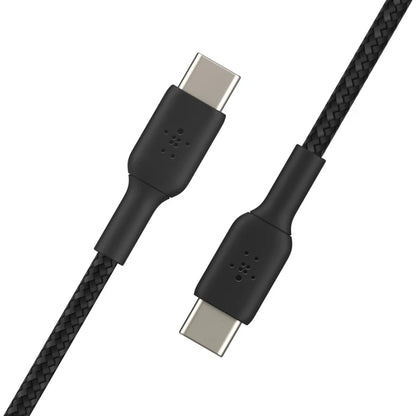 Belkin BoostCharge USB-C to USB-C Braided 1M Cable Universally compatible - Black