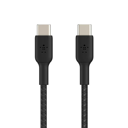 Belkin BoostCharge USB-C to USB-C Braided 1M Cable Universally compatible - Black