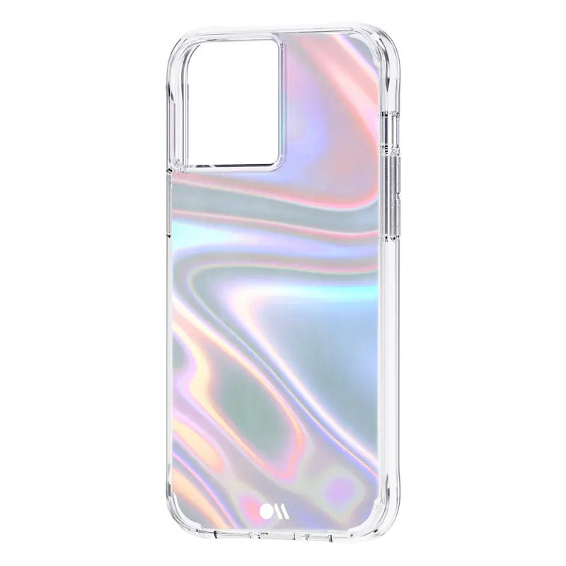 Case-Mate Soap Bubble Case Antimicrobial For iPhone 13 Pro Max (6.7") Iridescent