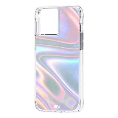 Case-Mate Soap Bubble Case Antimicrobial For iPhone 13 Pro Max (6.7") Iridescent