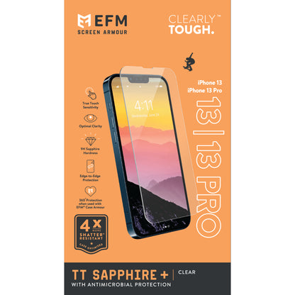 EFM TT Sapphire+ Screen Armour For iPhone 13/13 Pro /iPhone
