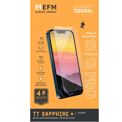 EFM TT Sapphire+ Screen Armour For iPhone 13/13 Pro /iPhone