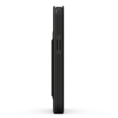 EFM Miami Leather Wallet Case Armour with D3O For iPhone 13 Pro Max - Smoke Black