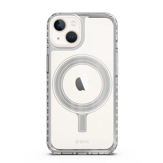 EFM Zurich Flux Case Armour Compatible with MagSafe For iPhone 13 mini- Frost Clear