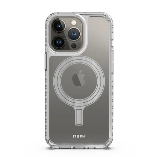 EFM Zurich Flux Case Armour Compatible with MagSafe For iPhone 13 Pro - Frost Clear
