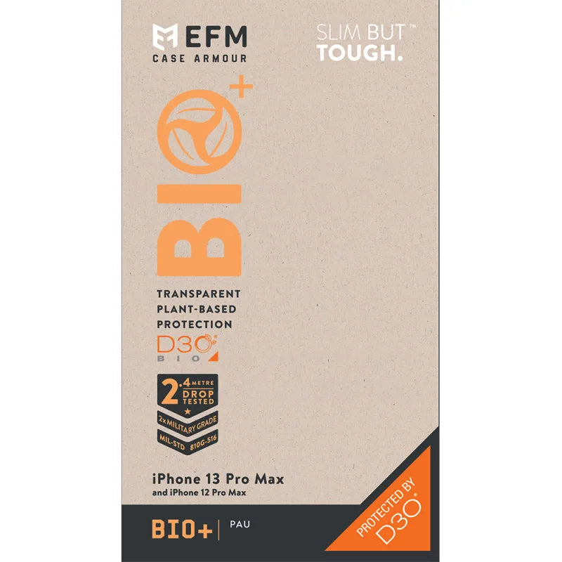 EFM Bio+ Case Armour with D3O Bio For iPhone 13 Pro Max - Pau