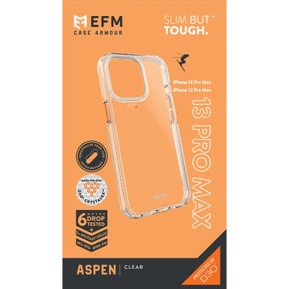 EFM Aspen Case Armour with D3O Crystalex For iPhone 13 Pro Max - Clear
