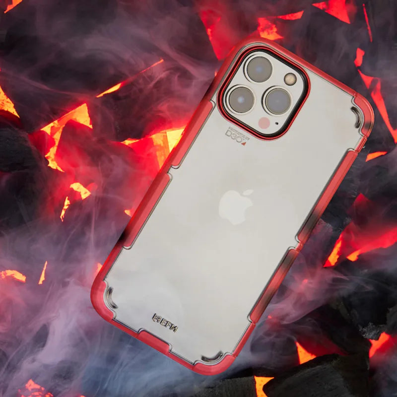 EFM Cayman Case Armour with D3O Crystalex For iPhone 13 Pro - Thermo Fire