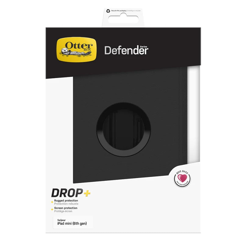 Otterbox Defender Case For iPad Mini (6th Gen) - Black