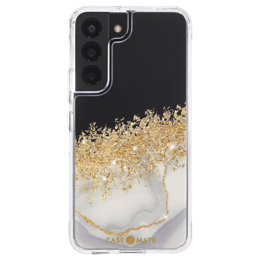 Case-Mate Karat Marble Case For Samsung Galaxy S22 (6.1) - White Marble