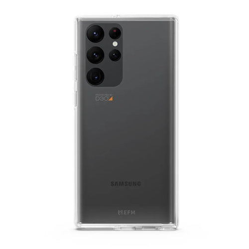 EFM Alta Case Armour with D3O Crystalex For Samsung Galaxy S22 Ultra - Crystal Clear
