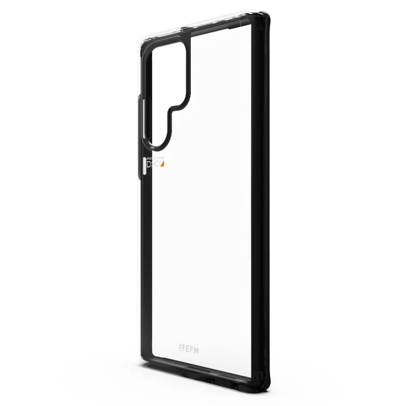 EFM Aspen Case Armour with D3O 5G Signal Plus For Samsung Galaxy S22 Ultra - Slate Clear