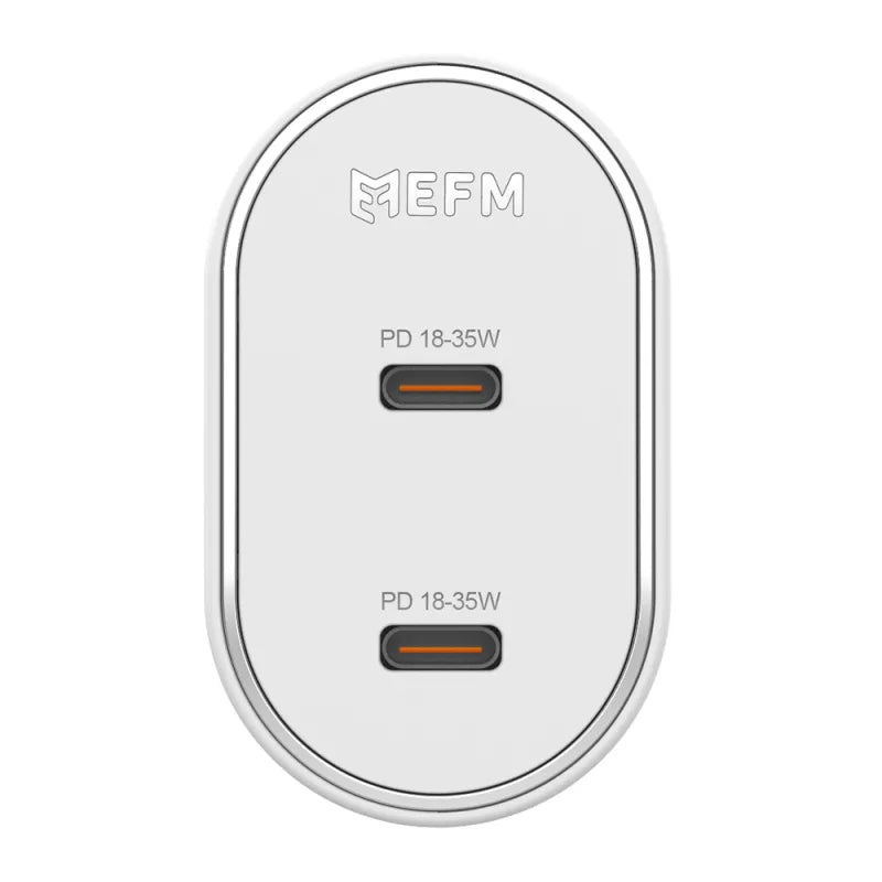 EFM 35W Dual Port Wall Charger With Power Delivery and PPS