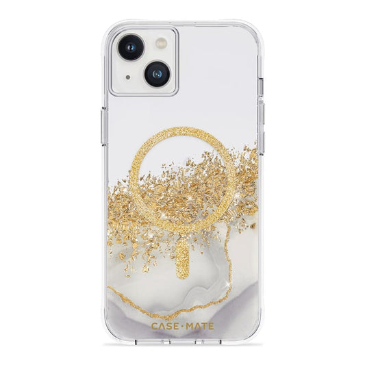 Case-Mate Karat Marble Case For iPhone 14 Plus (6.7") - White Marble