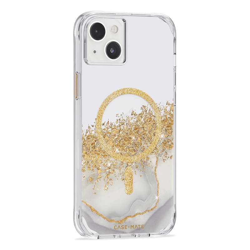 Case-Mate Karat Marble Case For iPhone 14 Plus (6.7") - White Marble