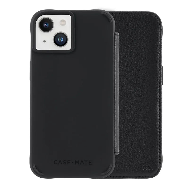 Case-Mate Wallet Folio Case - MagSafe For iPhone 14 - Black