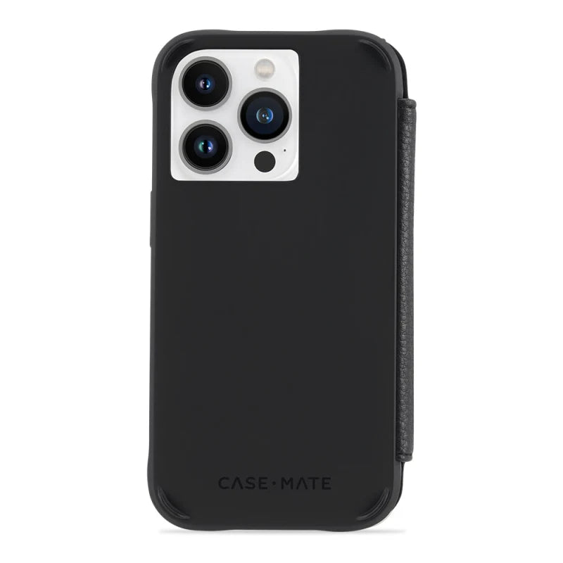 Case-Mate Wallet Folio Case - MagSafe For iPhone 14 Pro (6.1") -Black