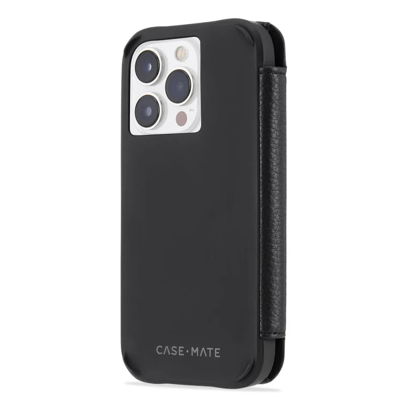 Case-Mate Wallet Folio Case - MagSafe For iPhone 14 Pro (6.1") -Black